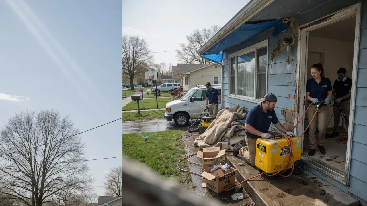 Basement Flood Cleanup in Carol Stream, IL near me
